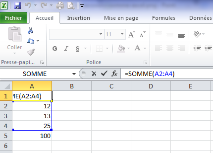 Excel Comment Faire Une Somme Excel Comment Faire Une Somme
